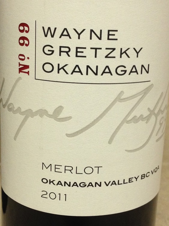 Wayne Gretzky Okanagan Merlot 2011 Expert Wine Review Natalie MacLean